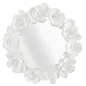 LUSTRO WHITE FLOWER 82 2,6 85,5 cm (WYMIAR WEWNĘTRZNY Ø 62 cm)